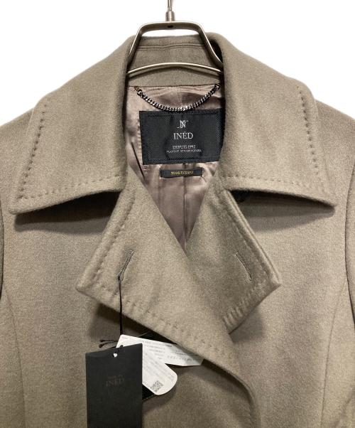 INED（イネド）INED (イネド) カシミヤコート グレー サイズ:9の古着・服飾アイテム