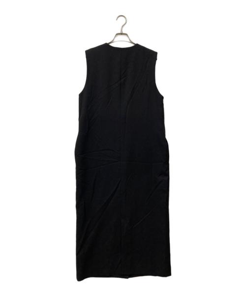 BEAUTY&YOUTH（ビューティーアンドユース）BEAUTY&YOUTH (ビューティーアンドユース) ツイル ジャンパースカート＆ジレ -2WAY- ブラック サイズ:Mの古着・服飾アイテム