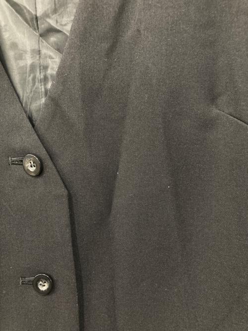 BEAUTY&YOUTH（ビューティーアンドユース）BEAUTY&YOUTH (ビューティーアンドユース) ツイル ジャンパースカート＆ジレ -2WAY- ブラック サイズ:Mの古着・服飾アイテム