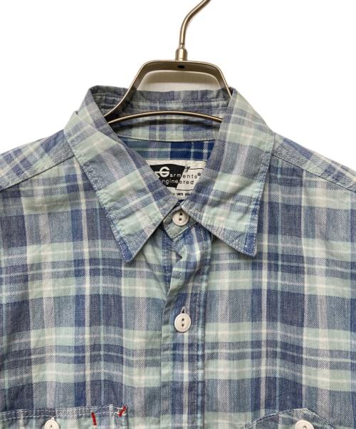 Engineered Garments（エンジニアド ガーメンツ）Engineered Garments (エンジニアド ガーメンツ) チェックシャツ ブルー サイズ:sizeSの古着・服飾アイテム
