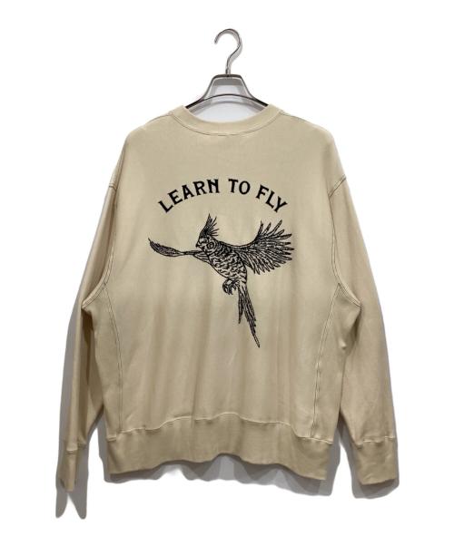 beautiful people（ビューティフルピープル）beautiful people (ビューティフルピープル) Spain Pima Wface Parakeet Pullover ベージュ サイズ:40の古着・服飾アイテム