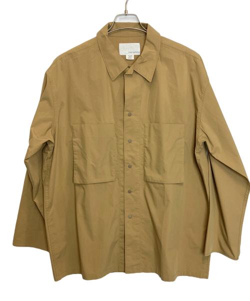 nanamica（ナナミカ）nanamica (ナナミカ) シャツジャケット ベージュ サイズ:Sの古着・服飾アイテム