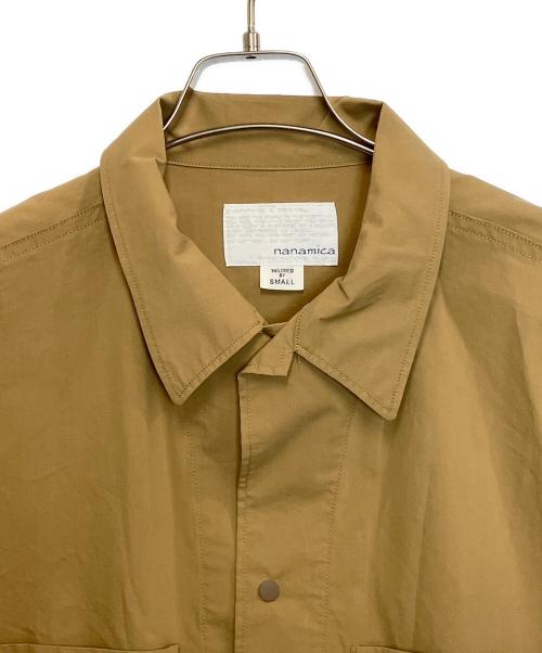 nanamica（ナナミカ）nanamica (ナナミカ) シャツジャケット ベージュ サイズ:Sの古着・服飾アイテム