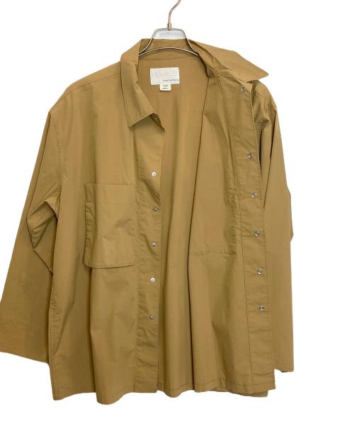 nanamica（ナナミカ）nanamica (ナナミカ) シャツジャケット ベージュ サイズ:Sの古着・服飾アイテム
