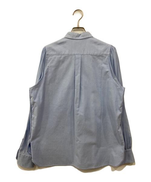 HYKE（ハイク）HYKE (ハイク) OXFORD SHEER SLEEVE SHIRT ブルー サイズ:2の古着・服飾アイテム