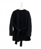 Loulou Willoughbyルルウィルビー）の古着「シャルムビーバーリバーミドルコート」｜ブラック