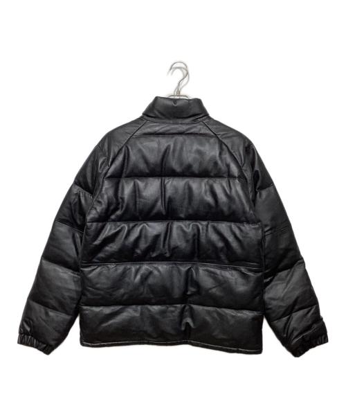 uaboni（ユアボニ）uaboni (ユアボニ) レザーダウンジャケット ブラック サイズ:52 未使用品の古着・服飾アイテム