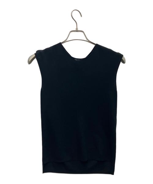 DES PRES（デ プレ）DES PRES (デ プレ) シルクブレンドノースリーブニット ブラック サイズ:SIZE　S 未使用品の古着・服飾アイテム