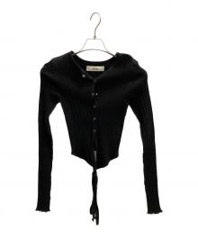 anuke（アンヌーク）の古着「Cachecoeur Knit Cardigan」｜ブラック
