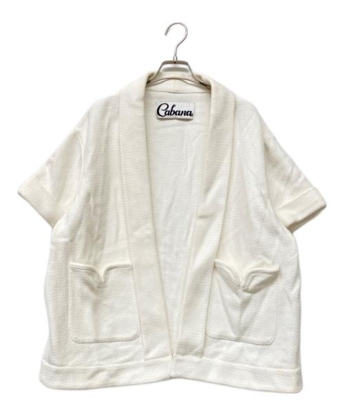 CABANA（カバナ）CABANA (カバナ) コットンハーフスリーブジャケット ホワイト サイズ:36の古着・服飾アイテム