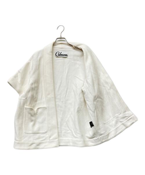 CABANA（カバナ）CABANA (カバナ) コットンハーフスリーブジャケット ホワイト サイズ:36の古着・服飾アイテム