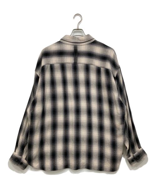 ROTOL（ロトル）ROTOL (ロトル) SNAP BUTTON SHIRT OMBRECHECK アイボリー サイズ:3の古着・服飾アイテム