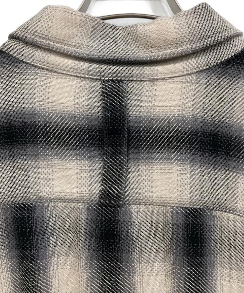 ROTOL（ロトル）ROTOL (ロトル) SNAP BUTTON SHIRT OMBRECHECK アイボリー サイズ:3の古着・服飾アイテム