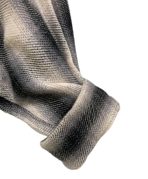 ROTOL（ロトル）ROTOL (ロトル) SNAP BUTTON SHIRT OMBRECHECK アイボリー サイズ:3の古着・服飾アイテム