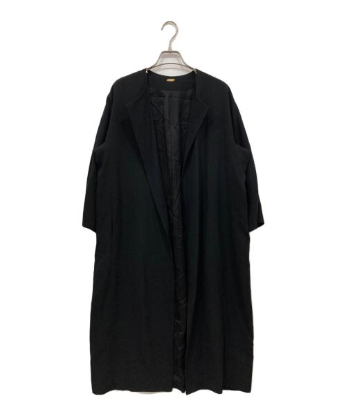 DEUXIEME CLASSE（ドゥーズィエム クラス）DEUXIEME CLASSE (ドゥーズィエム クラス) EDEN ノーカラーコート ブラック サイズ:Freeの古着・服飾アイテム