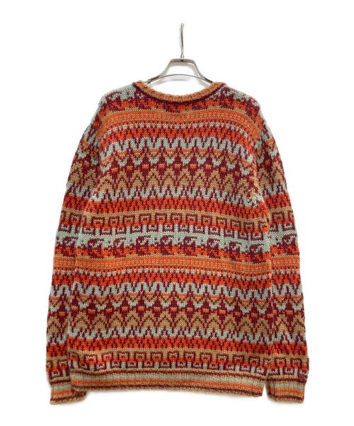 RAffa MOLINA（ラファモリーナ）Raffa Molina (ラファモリーナ) TOMORROW LAND (トゥモローランド) アルパカ クルーネックプルオーバー ブラウン サイズ:Ｌの古着・服飾アイテム