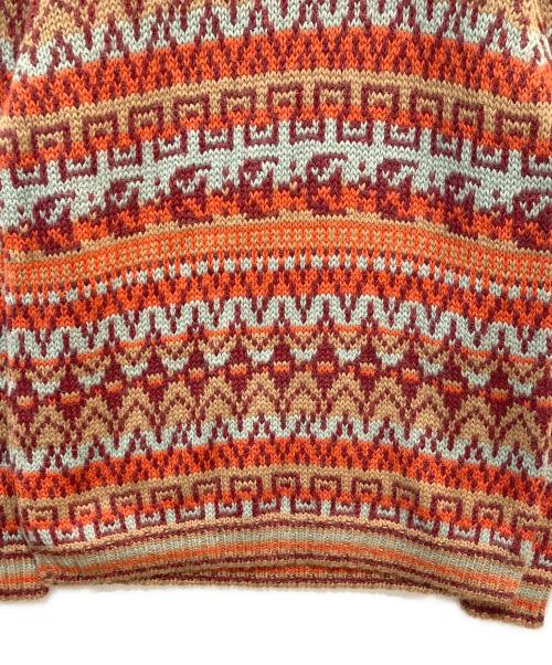 RAffa MOLINA（ラファモリーナ）Raffa Molina (ラファモリーナ) TOMORROW LAND (トゥモローランド) アルパカ クルーネックプルオーバー ブラウン サイズ:Ｌの古着・服飾アイテム