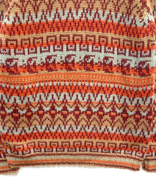 RAffa MOLINA（ラファモリーナ）Raffa Molina (ラファモリーナ) TOMORROW LAND (トゥモローランド) アルパカ クルーネックプルオーバー ブラウン サイズ:Ｌの古着・服飾アイテム