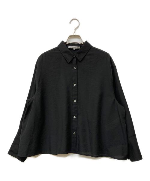 23区（ニジュウサンク）23区 (ニジュウサンク) ロングスリーブシャツ ブラック サイズ:38の古着・服飾アイテム