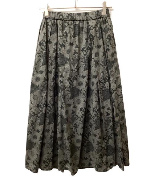 KAGURE（カグレ）KAGURE (カグレ) リバティプリントスカート ブラック サイズ:Freeの古着・服飾アイテム