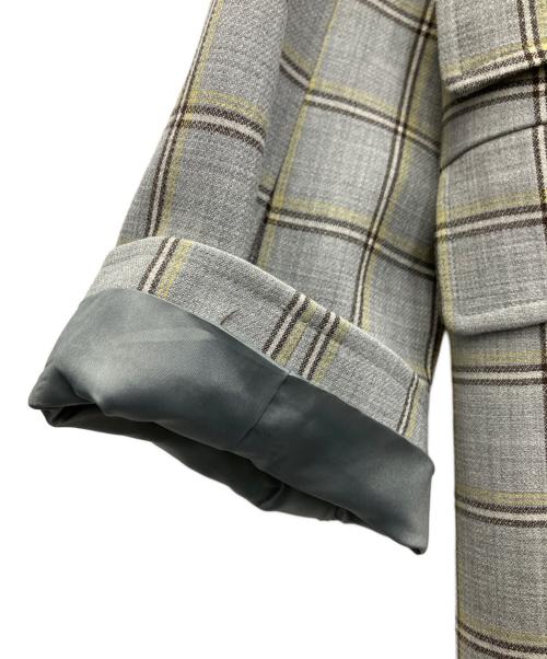 GALERIE VIE（ギャルリーヴィー）GALERIE VIE (ギャルリーヴィー) スポンジウールテーラードジャケット グレー サイズ:SIZEFREEの古着・服飾アイテム