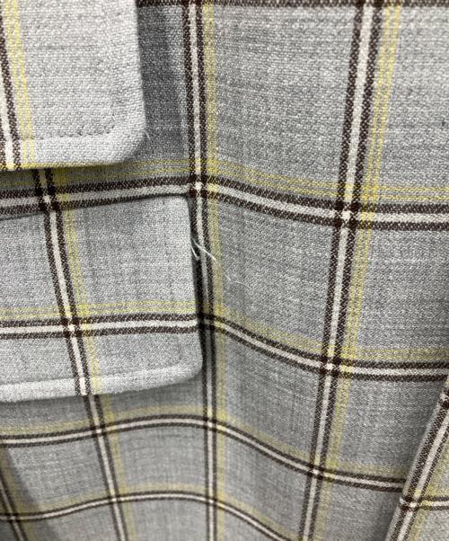 GALERIE VIE（ギャルリーヴィー）GALERIE VIE (ギャルリーヴィー) スポンジウールテーラードジャケット グレー サイズ:SIZEFREEの古着・服飾アイテム