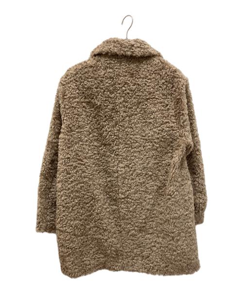 BABYLONE（バビロン）BABYLONE (バビロン) プードルミドルコート ブラウン サイズ:Fの古着・服飾アイテム