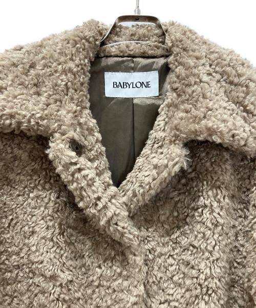BABYLONE（バビロン）BABYLONE (バビロン) プードルミドルコート ブラウン サイズ:Fの古着・服飾アイテム
