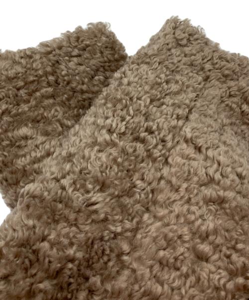 BABYLONE（バビロン）BABYLONE (バビロン) プードルミドルコート ブラウン サイズ:Fの古着・服飾アイテム