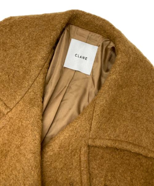 CLANE（クラネ）CLANE (クラネ) SHORT SHAGGY COCOON OVER COAT ブラウンの古着・服飾アイテム