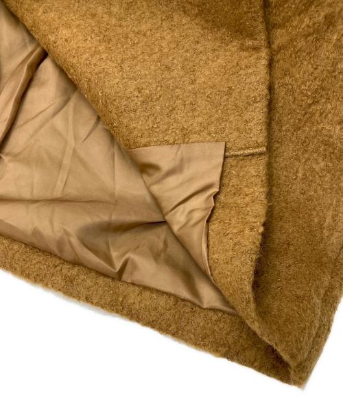 CLANE（クラネ）CLANE (クラネ) SHORT SHAGGY COCOON OVER COAT ブラウンの古着・服飾アイテム