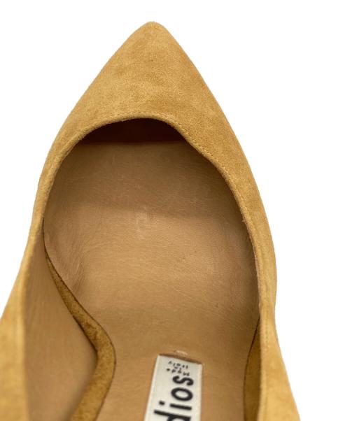 Acne studios（アクネ ストゥディオス）ACNE STUDIOS (アクネ ストゥディオス) スウェードパンプス　ハイヒールパンプス　セレモニー マスタード サイズ:37 1/2の古着・服飾アイテム