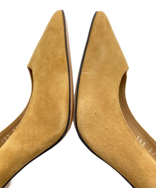 Acne studios（アクネ ストゥディオス）ACNE STUDIOS (アクネ ストゥディオス) スウェードパンプス　ハイヒールパンプス　セレモニー マスタード サイズ:37 1/2の古着・服飾アイテム