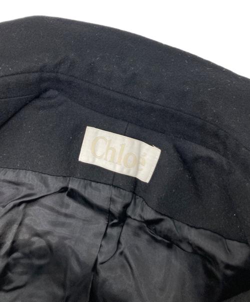Chloe（クロエ）Chloe (クロエ) ウールコート ブラック サイズ:34の古着・服飾アイテム