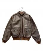 Eastman Leather Clothingイーストマン レザー クロージング）の古着「TYPE A-2 フライトジャケット」｜ブラウン