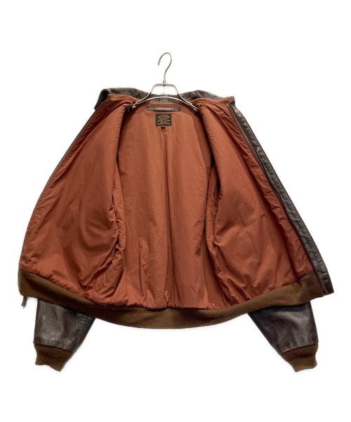 Eastman Leather Clothing（イーストマン レザー クロージング）Eastman Leather Clothing (イーストマン レザー クロージング) TYPE A-2 フライトジャケット ブラウン サイズ:42の古着・服飾アイテム