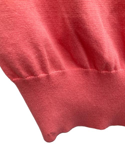 CYCLAS（シクラス）CYCLAS (シクラス) コットンノースリーブニット ピンク サイズ:SIZE34の古着・服飾アイテム