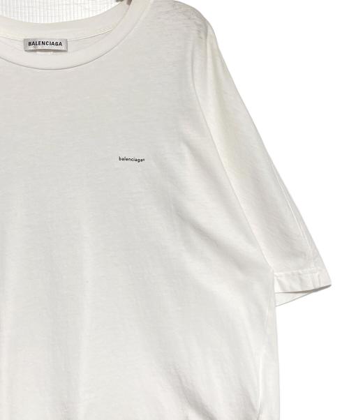 BALENCIAGA（バレンシアガ）BALENCIAGA (バレンシアガ) ミニロゴTシャツ ホワイト サイズ:Sの古着・服飾アイテム