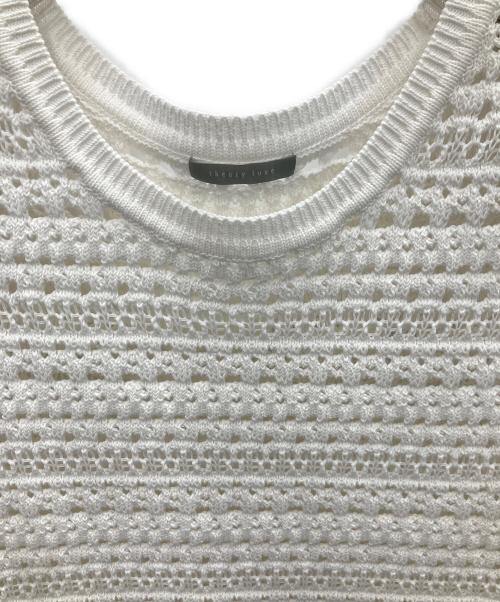 theory luxe（セオリーリュクス）theory luxe (セオリーリュクス) ノースリーブニット ホワイト サイズ:SIZE40の古着・服飾アイテム