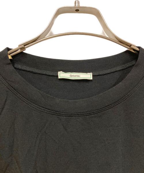 determ;（デターム）determ; (デターム) ロングスリーブTシャツ ブラックの古着・服飾アイテム