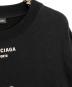 中古・古着 BALENCIAGA (バレンシアガ) WFPプリントTシャツ ブラック サイズ:S：30000円