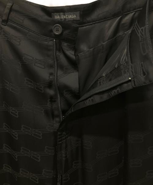 BALENCIAGA（バレンシアガ）BALENCIAGA (バレンシアガ) BB Monogram Low Waist Fluid Pants ブラック サイズ:38の古着・服飾アイテム