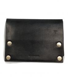 JIL SANDER（ジルサンダー）の古着「FOLDED CARD HOLDER STUDS」｜ブラック