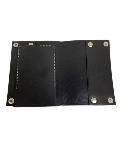 JIL SANDER（ジルサンダー）JIL SANDER (ジルサンダー) FOLDED CARD HOLDER STUDS ブラックの古着・服飾アイテム