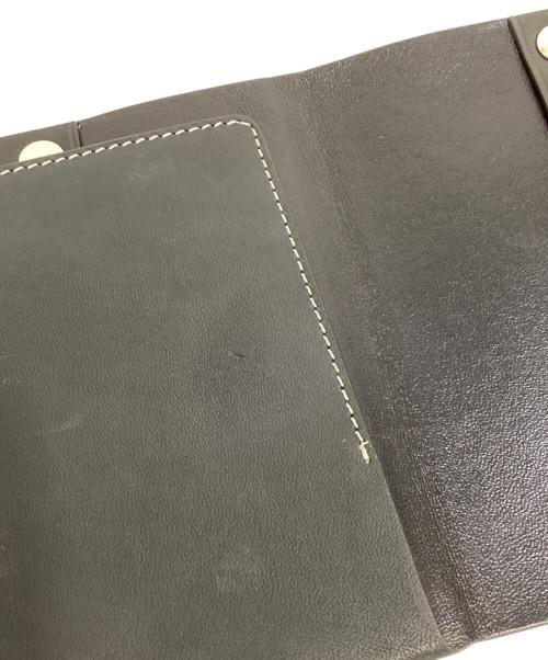 JIL SANDER（ジルサンダー）JIL SANDER (ジルサンダー) FOLDED CARD HOLDER STUDS ブラックの古着・服飾アイテム