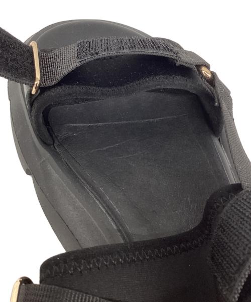 MANA（マナ）MANA (マナ) カラーベルクロサンダル ブラック サイズ:23の古着・服飾アイテム