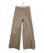 DEUXIEME CLASSEドゥーズィエム クラス）の古着「Bitchin パンツ」｜ベージュ