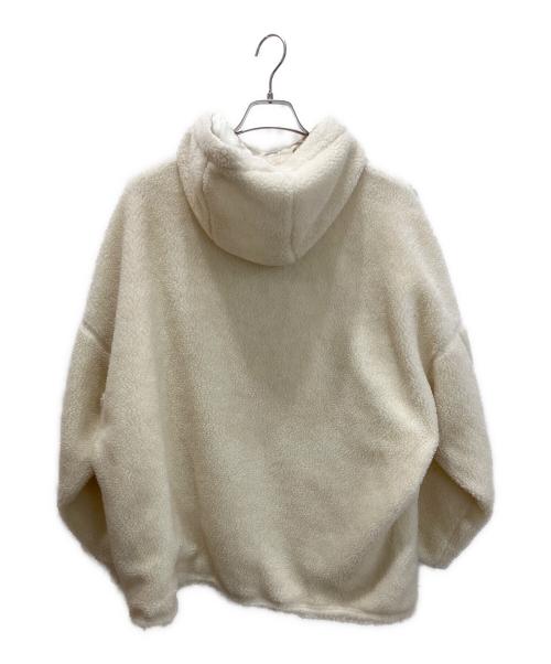 A + TOKYO（エープラス トウキョウ）A + TOKYO (エープラス トウキョウ) オーバーサイズボアフリースブルゾン ホワイト サイズ:1の古着・服飾アイテム