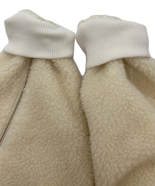 A + TOKYO（エープラス トウキョウ）A + TOKYO (エープラス トウキョウ) オーバーサイズボアフリースブルゾン ホワイト サイズ:1の古着・服飾アイテム