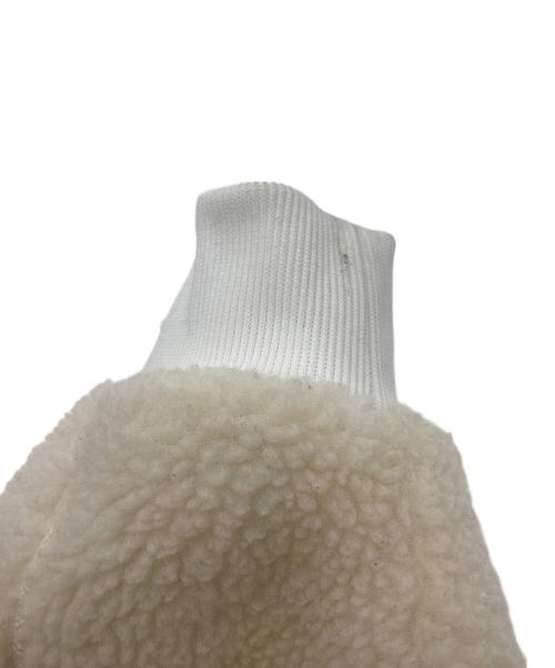 A + TOKYO（エープラス トウキョウ）A + TOKYO (エープラス トウキョウ) オーバーサイズボアフリースブルゾン ホワイト サイズ:1の古着・服飾アイテム